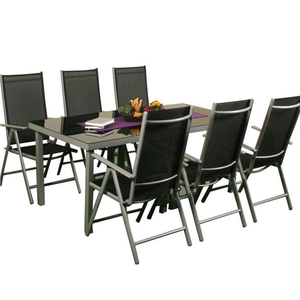 WOW 8tlg. SET GARTENGARNITUR ALU TEXTILEN GARTENMÖBEL SITZGRUPPE eBay